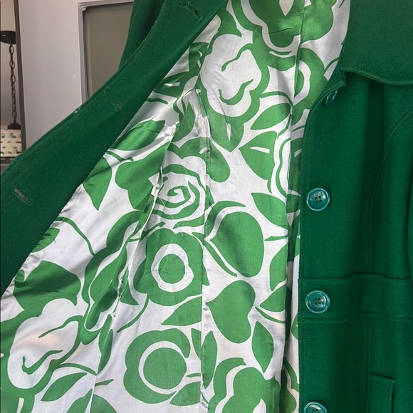 Green Women's Coat - Picture 6 of 6